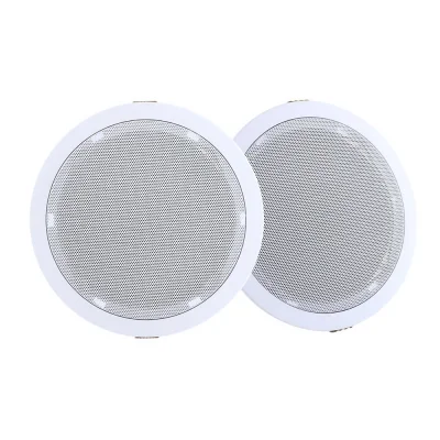 Giantz 2 x 6" In Ceiling Speakers 80W Home Theatre Stereo, ABS Enclosure, Easy Install, White, Multi-Room Audio Giantz 2 x 6" In Ceiling Speakers 80W Home Theatre Stereo, ABS Enclosure, Easy Install, White, Multi-Room Audio