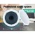 Giantz 2 x 6" In Ceiling Speakers 80W Home Theatre Stereo, ABS Enclosure, Easy Install, White, Multi-Room Audio