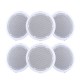 Giantz 6 Inch Ceiling Speakers 6 Pack, 80W In-Wall Home Audio, ABS Enclosure, Easy Install, Space-Saving Design