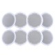 Giantz 6 Inch In Ceiling Speakers 8 Pack, 80W Home Audio Stereo, ABS Enclosure, Easy Install, White, Surround Sound