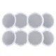 Giantz 6 Inch In Ceiling Speakers 8 Pack, 80W Home Audio Stereo, ABS Enclosure, Easy Install, White, Surround Sound