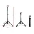 Alpha Speaker Stand, Iron, Adjustable Height 65-120cm, Black, Universal 35mm, Foldable, Studio & Home Use, 2pcs