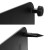 Alpha Speaker Stand Set, Steel, Adjustable 70-117cm, Black, 2pcs, Cable Management, Easy Assembly, 40kg Capacity