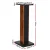 Alpha Speaker Stands, MDF, 70cm, Black/Wood, 60kg Capacity, Anti-Slip, Sand-Fillable, Easy Assembly, 2pcs Set