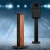 Alpha Speaker Stands, MDF, 70cm, Black/Wood, 60kg Capacity, Anti-Slip, Sand-Fillable, Easy Assembly, 2pcs Set