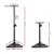 Alpha Speaker Stand, Steel, Adjustable 67-120cm, Black, 2pcs, Surround Sound Studio Home, Durable, Non-Slip Base