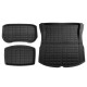 Weisshorn Tesla Model 3 Highland 2024 Boot Liner Set – Waterproof, Scratch-Resistant TPE Cargo Mats, 1-Year Warranty
