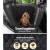 i.Pet Pet Car Seat Cover - 600D Oxford Fabric, Waterproof, Non-Slip, 3 Style Options, 132x140cm, Black, Easy to Clean