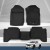 Weisshorn Custom Fit Car Floor Mats for Mazda BT50 Dual Crew Cab - Odourless, Waterproof, Non-Slip TPR Rubber, Black