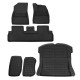 Weisshorn Tesla Model 3 Rubber Floor Mats Set - Durable, Non-Slip, Odour-Free, Custom Fit, TPR Material, 1-Year Warranty