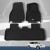 Weisshorn Tesla Model Y Rubber Floor Mats Set 2021-2024 - Custom Fit, Non-Slip, Durable TPR, Easy to Clean, Black