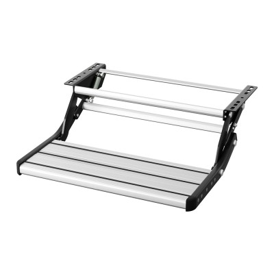 Weisshorn Caravan Step - Single Pull Out, Aluminium, 56x57x23cm, 200KG Capacity, Anti-Slip Design for RV Entry Safety Weisshorn Caravan Step - Single Pull Out, Aluminium, 56x57x23cm, 200KG Capacity, Anti-Slip Design for RV Entry Safety