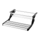 Weisshorn Caravan Step - Single Pull Out, Aluminium, 56x57x23cm, 200KG Capacity, Anti-Slip Design for RV Entry Safety