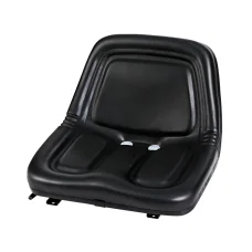 Giantz Universal Tractor Seat PU Leather, Adjustable Backrest, Steel Frame, 50x47x38cm, Fits Forklift & Excavator