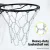 Everfit Heavy-Duty Basketball Net - Steel Chain, 50cm, 12 Hooks, Easy Assembly, 1-Year Warranty, Silver Finish