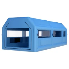 Giantz Inflatable Spray Booth – 1000x500x350cm Mobile Paint Tent with 2 Blowers, 3-Layer Filtration & Oxford PVC Fabric