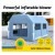 Giantz 4x3M Inflatable Spray Booth Car Paint Tent, 201D Oxford, 0.4mm PVC, Filter System, 750W Blower,