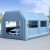 Giantz 4x3M Inflatable Spray Booth Car Paint Tent, 201D Oxford, 0.4mm PVC, Filter System, 750W Blower,