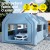 Giantz Inflatable Spray Booth 8.5x4.6m Car Paint Tent with Filter System, 2 Blowers, Oxford Cloth, PVC, Blue