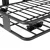 Giantz Universal 160cm Black Roof Rack Basket | Steel Cargo Carrier with 100kg Capacity & Wind Deflector for Cars