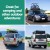Giantz Universal 160cm Black Roof Rack Basket | Steel Cargo Carrier with 100kg Capacity & Wind Deflector for Cars