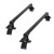 Giantz Universal Car Roof Rack 145cm Aluminium Cross Bars for Bare Roofs, Adjustable, Black, 90kg Capacity