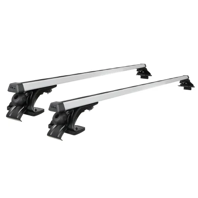 Giantz Universal 145cm Car Roof Racks, Aircraft-Grade Aluminium, Adjustable, No Drilling, Silver, Fits Bare-Roof Cars