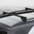 Giantz Universal Car Roof Racks - 108cm Adjustable Aluminium Cross Bars, Anti-Theft Lock, Fits Most SUVs & Utes, Black