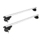 Giantz Universal Car Roof Racks - Aluminium Cross Bars, Adjustable 108cm, Silver, Anti-Theft, 90kg Load, Easy Install