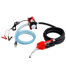 Giantz 12V Electric Diesel Transfer Pump 40L/Min with Auto Trigger Nozzle, Brass Filter, Hose & Accessories