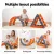 Keezi Kids Climbing Frame Set: Indoor/Outdoor Pikler Triangle Climber with Slide, Arch & More, HDPE, 210x41x68.5cm
