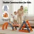 Keezi Kids Climbing Frame Set: Indoor/Outdoor Pikler Triangle Climber with Slide, Arch & More, HDPE, 210x41x68.5cm