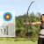 Everfit 55lbs Recurve Bow and Arrow Set for Beginners, 135cm Aluminium Alloy Handle, 12 Fibreglass Arrows, Red