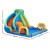 AirMyFun Kids Inflatable Water Slide Park with Cannon, Climbing Wall, Soccer Goal, PVC, 427x374cm Outdoor Play