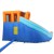 AirMyFun Kids Inflatable Water Park with Double Slides, Climbing Wall, PVC, 465x390cm, Blower Included
