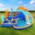 AirMyFun Kids Inflatable Water Slide Park and Jumping Castle, 382x381cm, PVC, Trampoline, Water Cannon, Ages 3+ AirMyFun Kids Inflatable Water Slide Park and Jumping Castle, 382x381cm, PVC, Trampoline, Water Cannon, Ages 3+