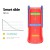Keezi 3-in-1 Kids Slide Swing Set with Basketball Hoop – 120cm Blue, Non-Toxic PE Plastic, Easy Assembly, Bonus Football