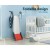 Keezi 3-in-1 Kids Slide Set with Basketball Hoop & Rings, 110cm Long, Durable Non-Toxic Material, Indoor/Outdoor Fun