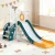 Keezi Kids Outdoor Slide Set: HDPE Climber, 130cm Slide, Basketball Hoop, Telescope & Storage for Ages 3+ Keezi Kids Outdoor Slide Set: HDPE Climber, 130cm Slide, Basketball Hoop, Telescope & Storage for Ages 3+