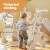 Keezi 3-IN-1 Kids Slide Swing Set with Basketball Hoop, Beige - Durable 160cm Outdoor Playground, EN71 Approved Keezi 3-IN-1 Kids Slide Swing Set with Basketball Hoop, Beige - Durable 160cm Outdoor Playground, EN71 Approved