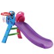 Keezi 100cm Kids Slide Set with Basketball Hoop, Non-Toxic Plastic, Easy Assembly, Indoor/Outdoor Playground Toy