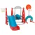 Keezi 6-in-1 Kids Slide Swing Set with Basketball Hoops & Football Goal, Durable HDPE, 140cm, Red & Blue, Outdoor Play Keezi 6-in-1 Kids Slide Swing Set with Basketball Hoops & Football Goal, Durable HDPE, 140cm, Red & Blue, Outdoor Play