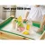 Keezi Kids Wooden Sandpit & Water Table Set - Durable Fir Wood, Eco-Friendly, 101cm, Outdoor Play for Ages 3+
