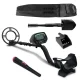 Weisshorn Metal Detector Kit: 220MM Deep, Waterproof Pinpointer, LCD, Shovel & Headphones, Treasure Hunter Set
