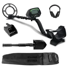 Weisshorn Deep Sensitive 220MM Waterproof Metal Detector with LCD, Shovel & Headphones for Gold & Treasure Hunting