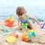Keezi Kids Sand & Water Table Set - 16pc Kit with Sand Truck, Windmill, Bucket, Shovel - Safe, EN71 Certified, Ages 3+