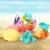 Keezi Kids Sand & Water Table Set - 16pc Kit with Sand Truck, Windmill, Bucket, Shovel - Safe, EN71 Certified, Ages 3+