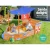 Keezi Kids Wooden Boat Sandpit with Canopy & Bench | Treated Timber, 165cm | Pirate Theme & Eco-Friendly Paint