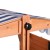 Keezi Kids Wooden Sandpit with Adjustable Canopy, UV Resistant, Solid Oak, 110cm, EN71 Certified, Ages 3-6, Outdoor Fun