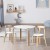 Keezi 3PCS Kids Table and Chairs Set - Birch Plywood, Non-Toxic Finish, 30kg Table/50kg Chair Capacity, Easy Clean
